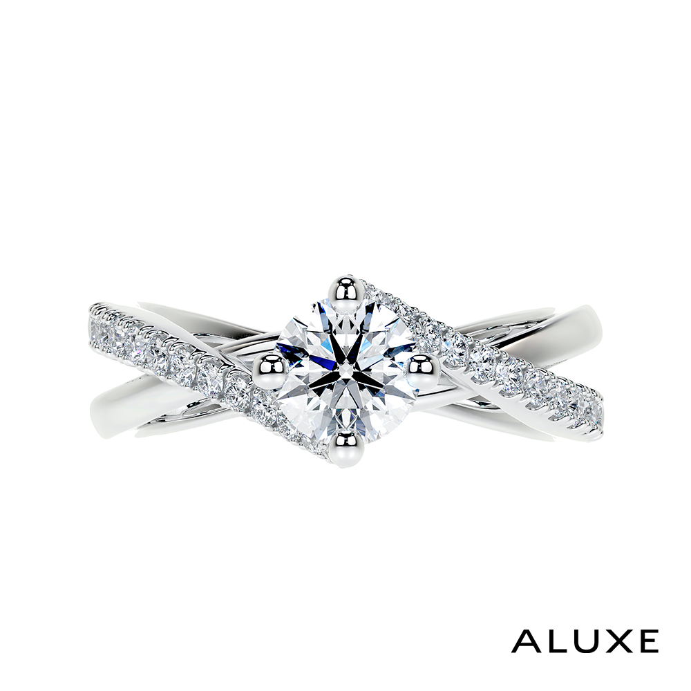 ALUXE 亞立詩 0.30克拉 FVS2 18K金 求婚鑽戒 RS0788