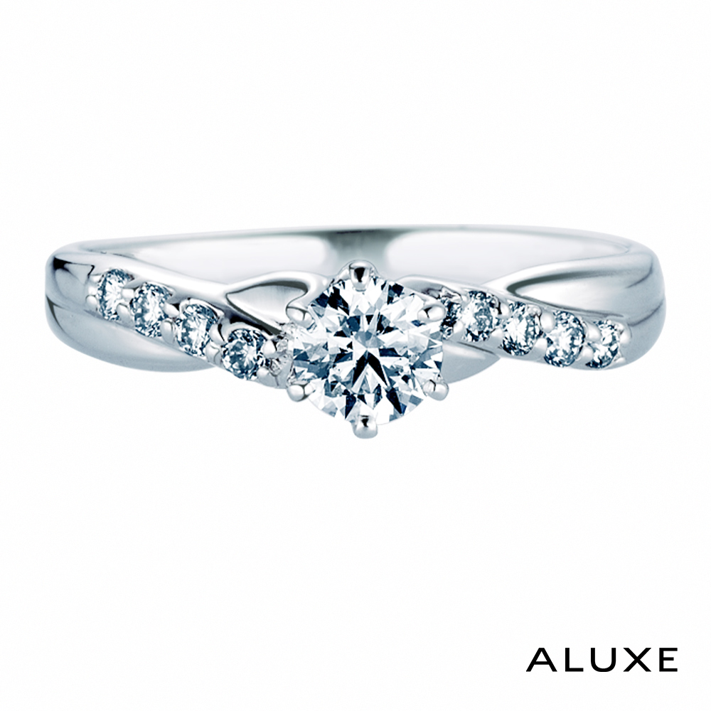 ALUXE 亞立詩 0.30克拉 FVS2 18K金 求婚鑽戒 RS0136