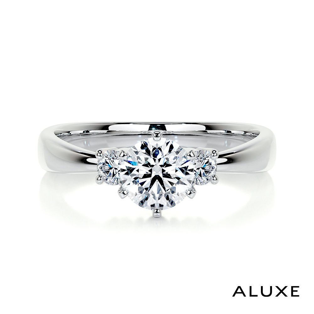 ALUXE 亞立詩 0.30克拉 FVS2 18K金 求婚鑽戒 RS0094