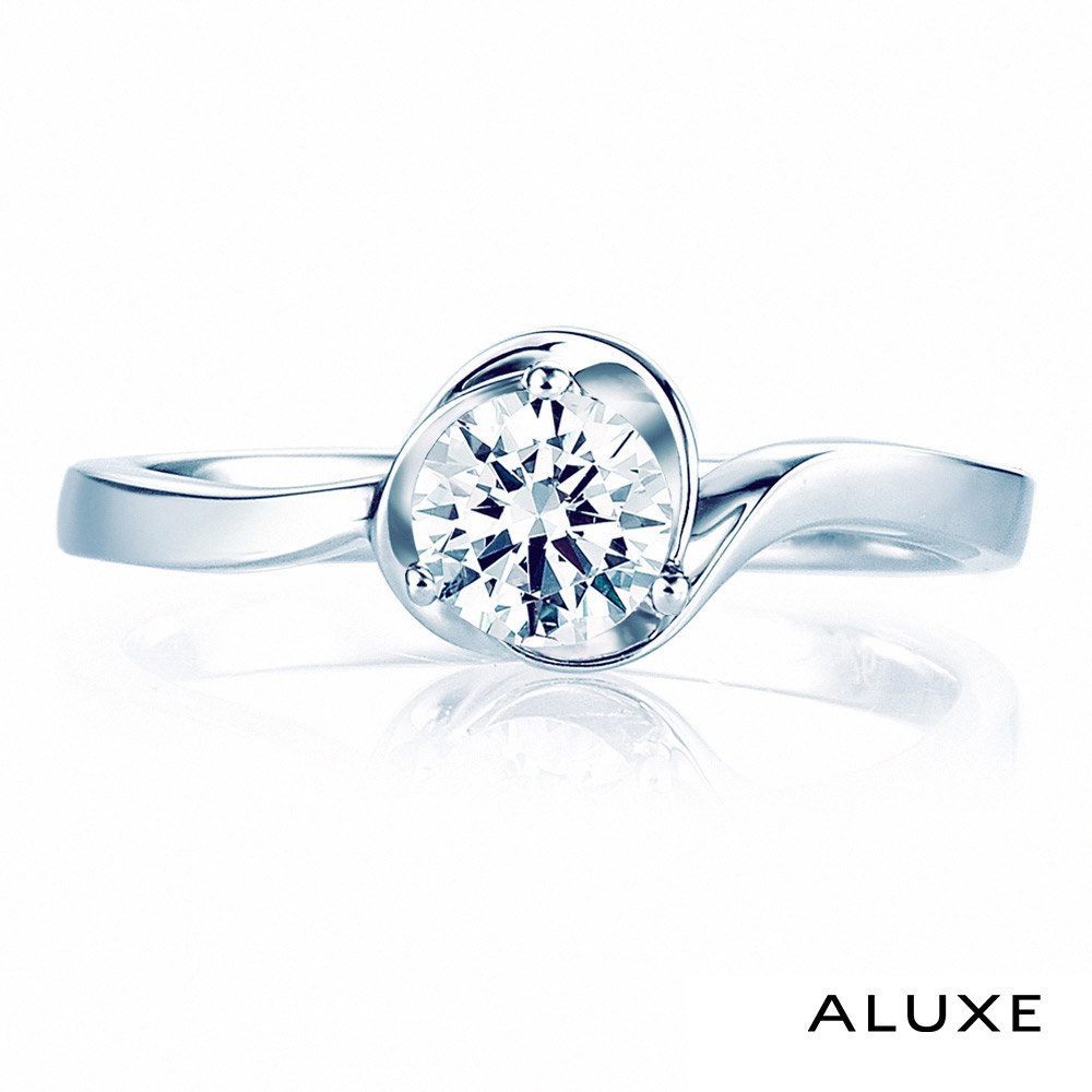 ALUXE 亞立詩 0.50克拉 FVS2 18K金 求婚鑽戒 RS2754