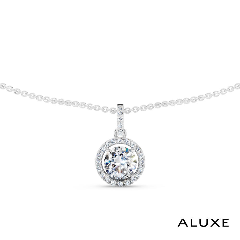 ALUXE 亞立詩 0.50克拉 FVS2 18K金 鑽石項鍊 璨若繁星 NS2672