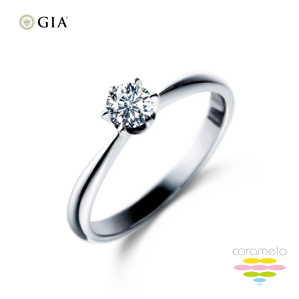 Caramelo 彩糖鑽工坊 GIA 鑽石 50分 六爪鑽戒 (天然鑽石 輕珠寶)