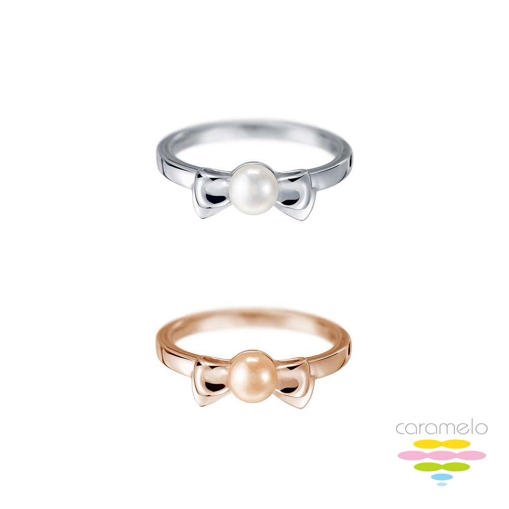 Caramelo 彩糖鑽工坊 14K 彌月戒 日本珍珠戒 2選1 Baby 初生之喜系列