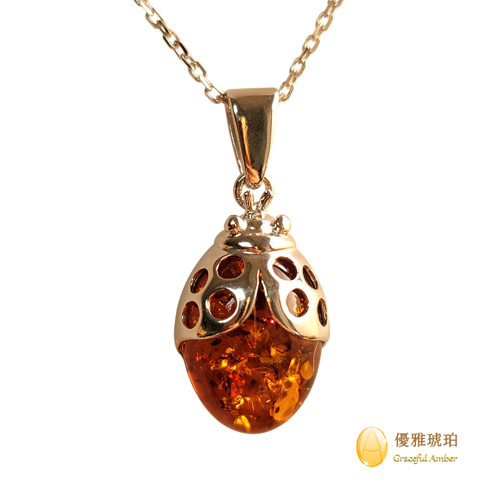 琥珀① アンバー（琥珀）【44】天然石ルース・カボション（17×11mm）