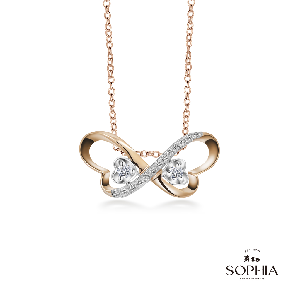 SOPHIA 蘇菲亞 凡妮莎 14K金 鑽石項墜