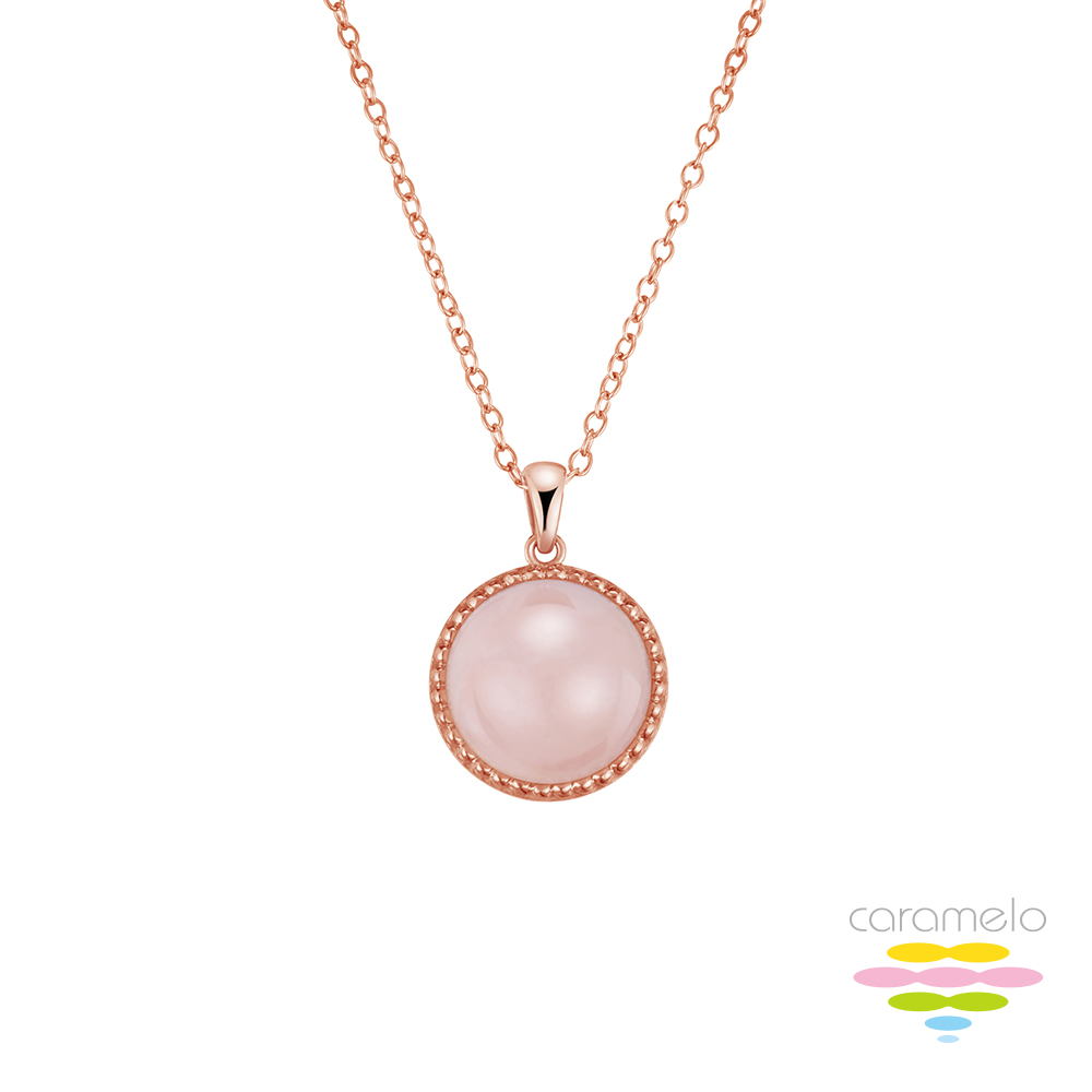 Caramelo 彩糖鑽工坊 彩糖 14K PINK EYE 虎眼石 4克拉項鍊