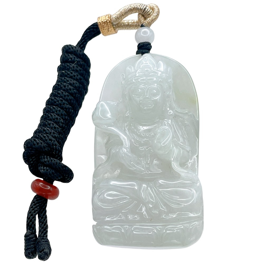 琪臻珠寶天然A貨翡翠糯冰種深藍水龍行天下吊墜(神龍擺尾_老坑綠翡翠