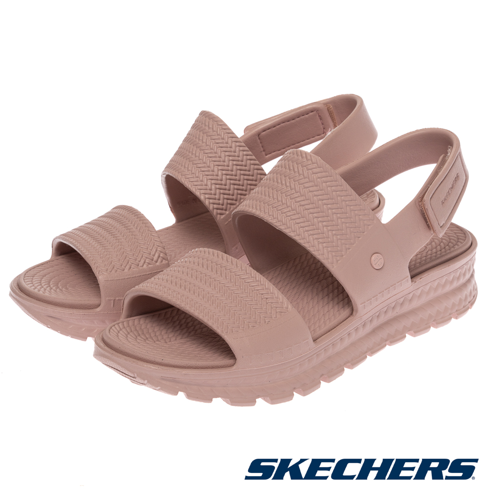 SKECHERS 斯凱奇 女鞋 休閒系列涼拖鞋 FOAMIES ARCH FIT FOOTSTEPS - 111461BLSH