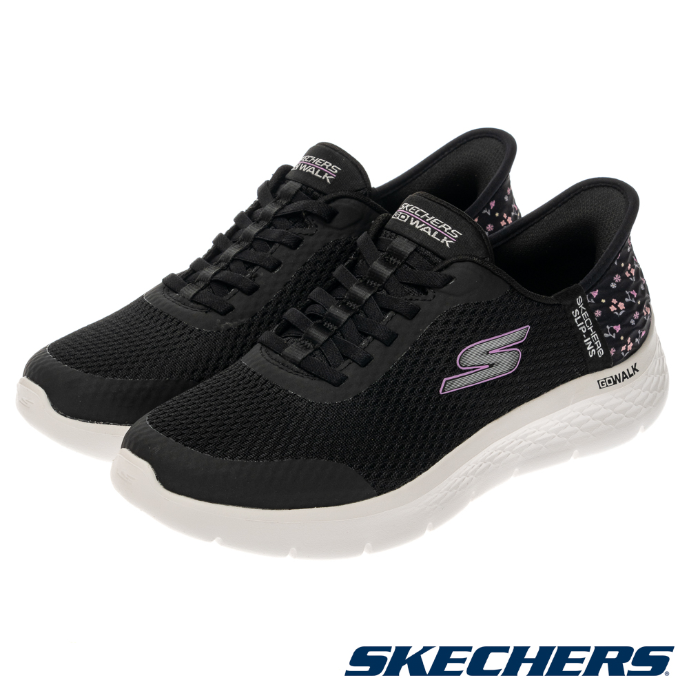 SKECHERS 斯凱奇 女鞋 健走系列 瞬穿舒適科技 GO WALK FLEX 寬楦款 - 125525WBLK