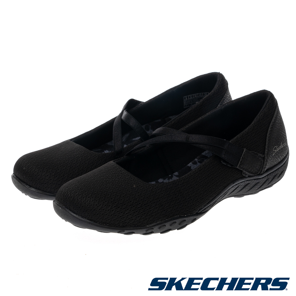 SKECHERS 斯凱奇 女 休閒系列 瑪莉珍鞋 BREATHE EASY - 100771BBK(其他規格)