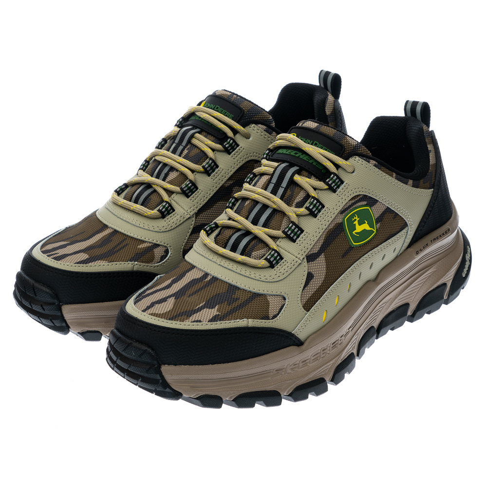SKECHERS 斯凱奇 男鞋 戶外越野系列 DLUX TREKKER - JOHN DEERE - 256014CAMO