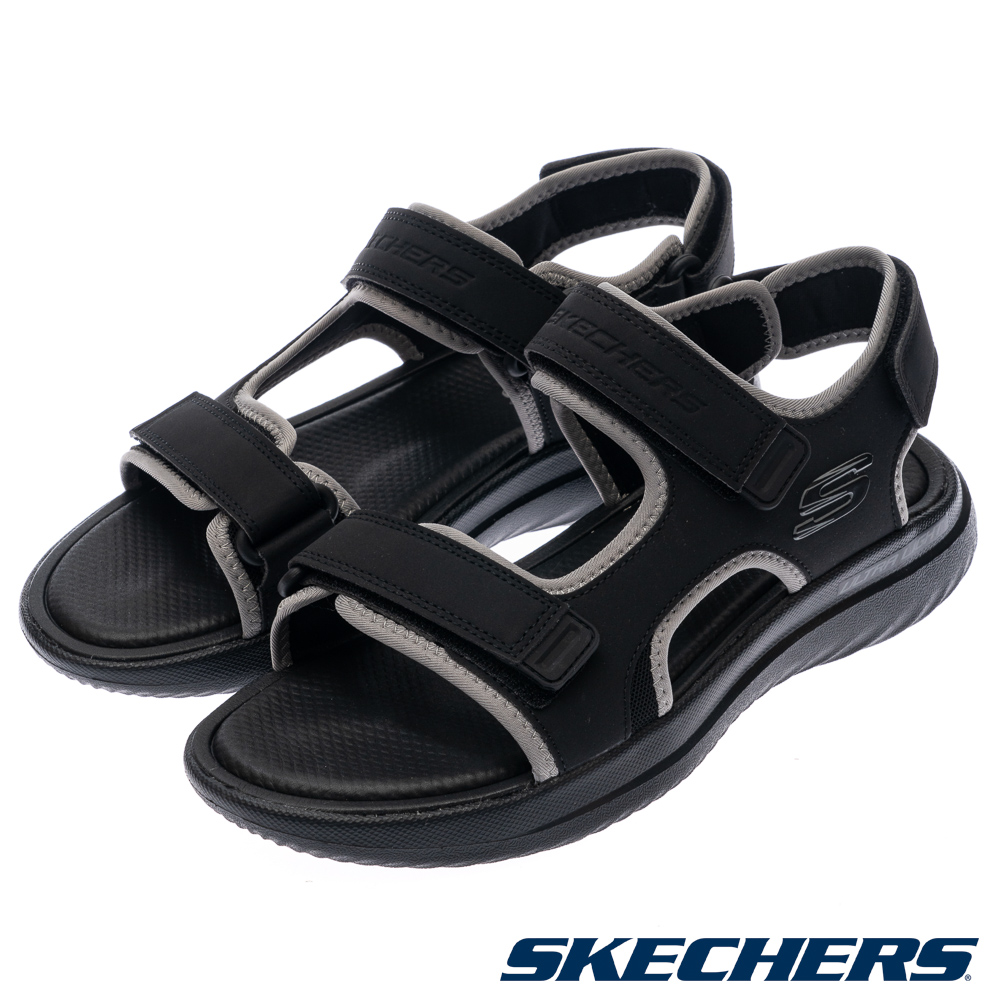 SKECHERS 斯凱奇 男鞋 休閒系列涼拖鞋 BOUNDER 2.0 SANDAL - 232893BBK
