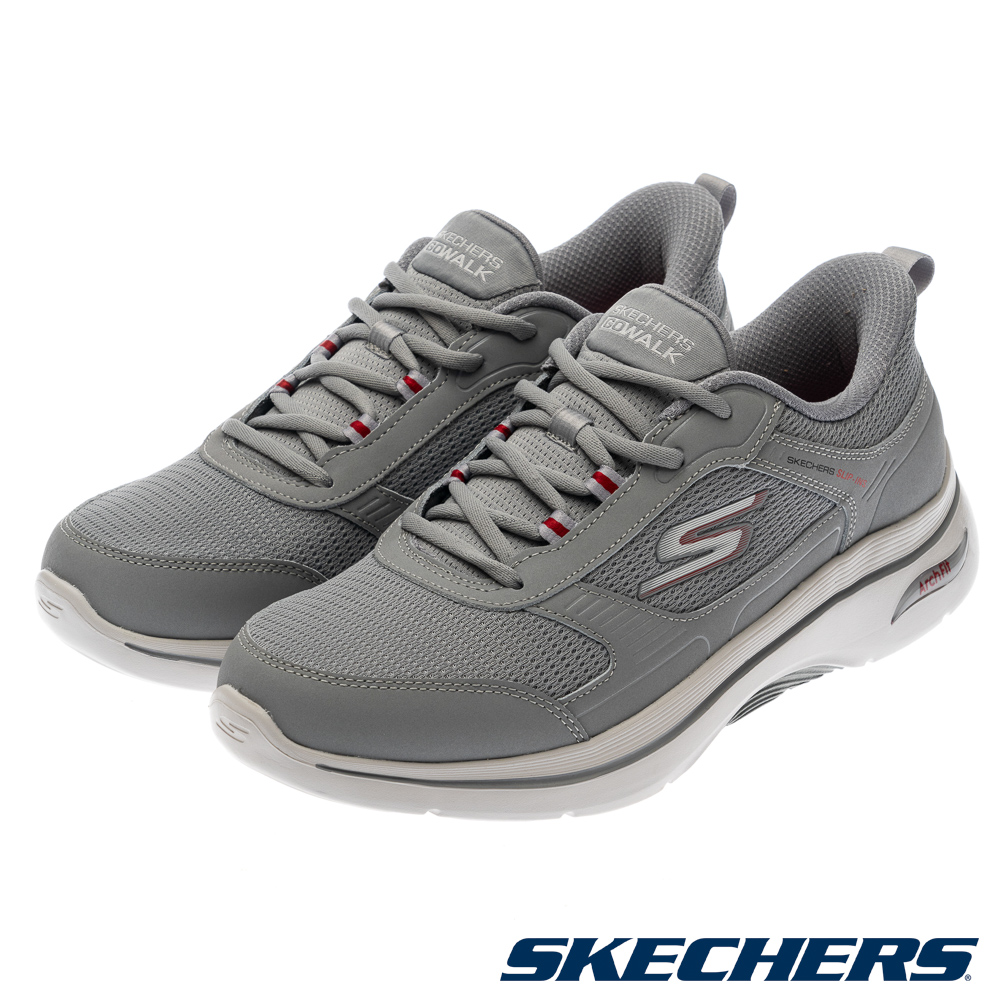 SKECHERS 斯凱奇 男鞋 休閒系列 瞬穿舒適科技 GO WALK ARCH FIT 2.0 - 216650LTGY