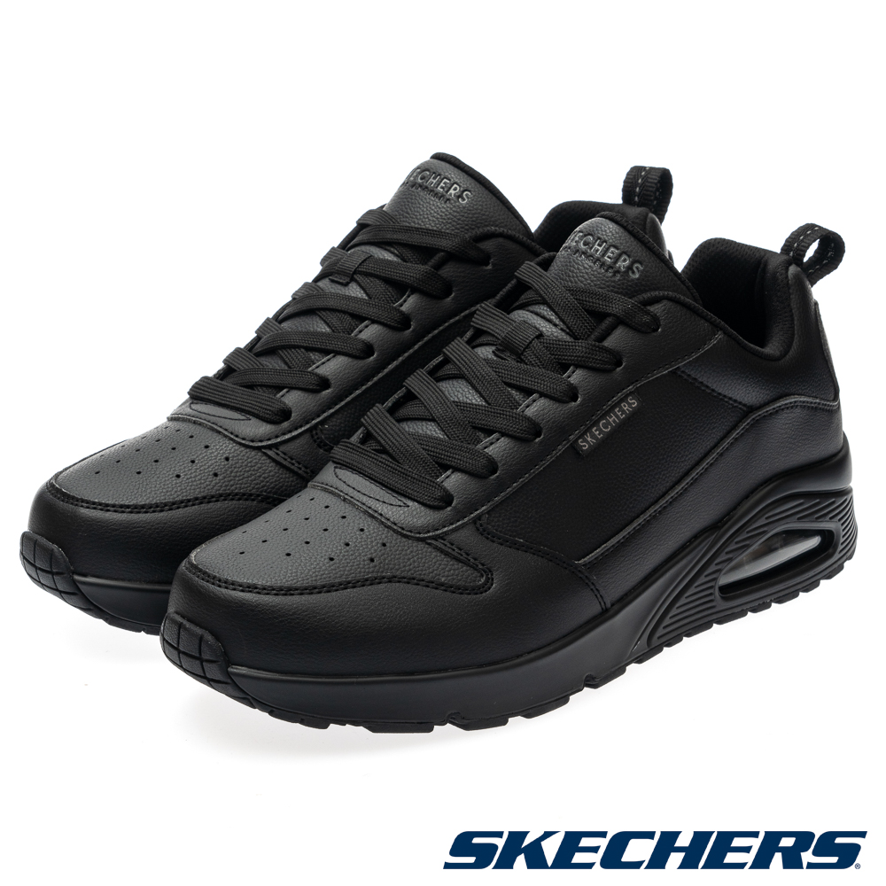 SKECHERS 斯凱奇 男鞋 運動系列 UNO 寬楦款 - 183012WBBK