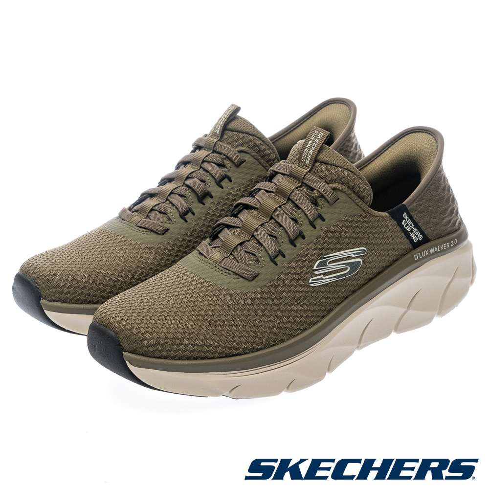 SKECHERS 斯凱奇 男鞋 運動系列 瞬穿舒適科技 DLUX WALKER 2.0 - 232465OLV