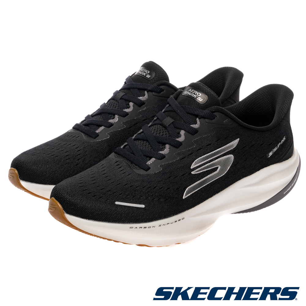 SKECHERS 斯凱奇 男鞋 競速跑鞋系列 瞬穿舒適科技 SKX AERO SPARK 寬楦款 - 246205WBKW