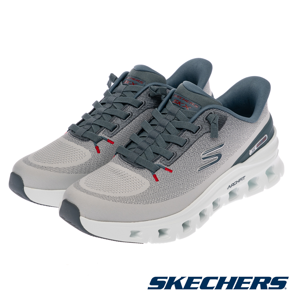 SKECHERS 斯凱奇 男鞋 休閒系列 瞬穿舒適科技 ARCH FIT GLIDE-STEP PRO - 233110LGBL