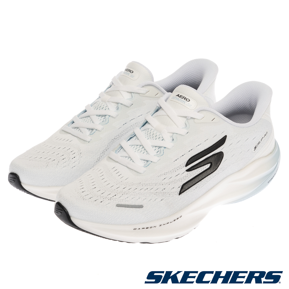 SKECHERS 斯凱奇 男鞋 競速跑鞋系列 瞬穿舒適科技 SKX AERO SPARK 寬楦款 - 246205WWLB