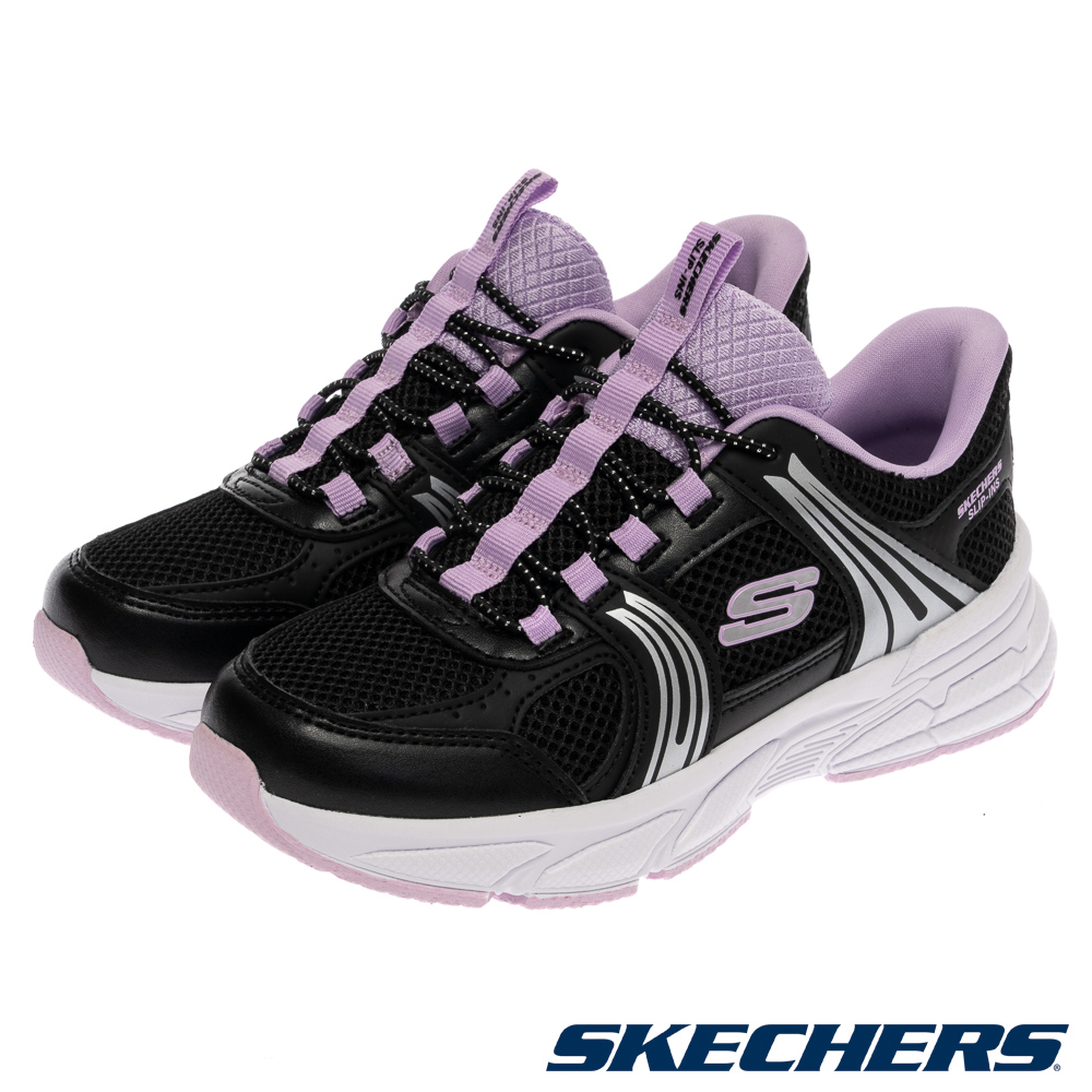 SKECHERS 斯凱奇 童鞋 女童系列 瞬穿舒適科技 RETRO-GRAPH - 319078LBKPR