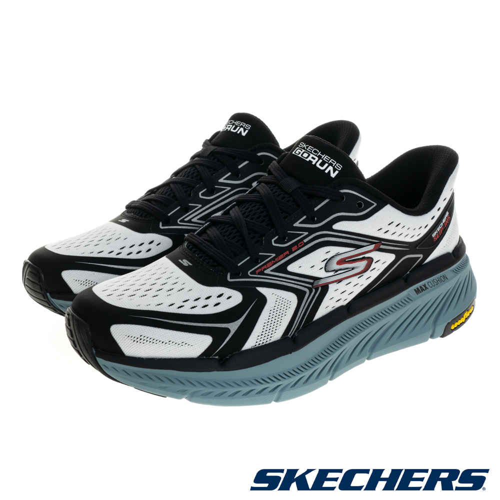 SKECHERS 斯凱奇 男鞋 慢跑系列 瞬穿舒適科技 GO RUN MAX CUSHIONING PREMIER 2.0-220837WBK
