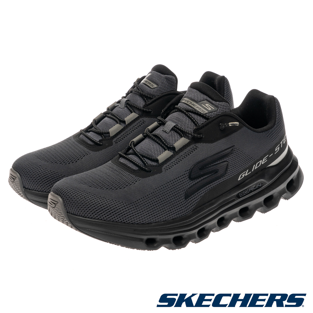 SKECHERS 斯凱奇 男鞋 慢跑鞋 慢跑系列 GO RUN GLIDE-STEP ARCH FIT - 221121BKCC