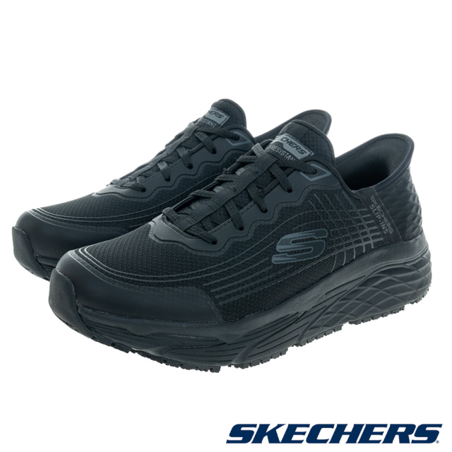 SKECHERS  男鞋 工作鞋系列 瞬穿舒適科技 MAX CUSHIONING ELITE SR 寬楦款 - 200231WBLK