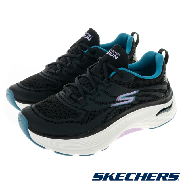 SKECHERS  女鞋 慢跑鞋 慢跑系列 GO RUN MAX CUSHIONING ARCH FIT - 128311BKBL