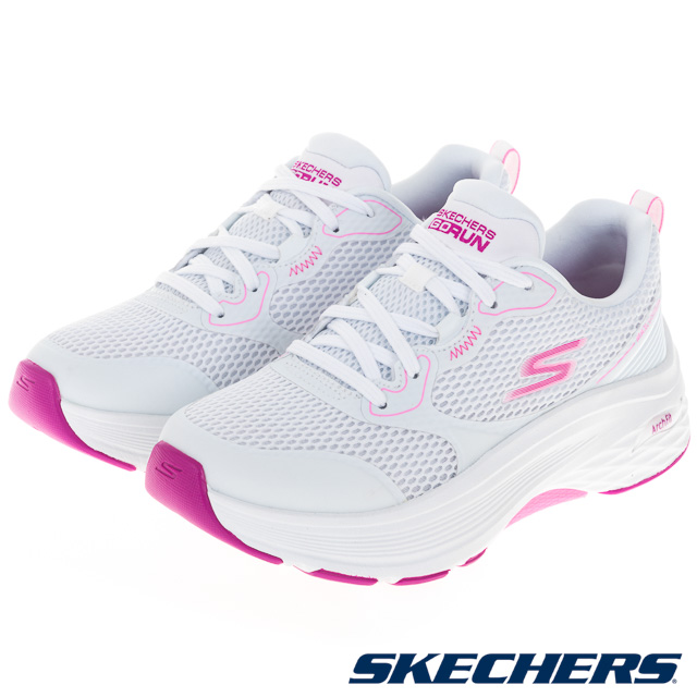 SKECHERS  女鞋 慢跑系列 GO RUN MAX CUSHIONING ARCH FIT 寬楦款 - 128928WWPK