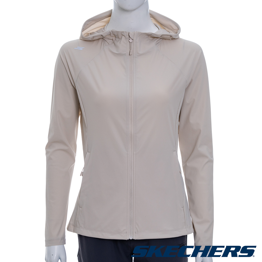 SKECHERS 斯凱奇 女拉鍊連帽外套 - SP325W311-004S