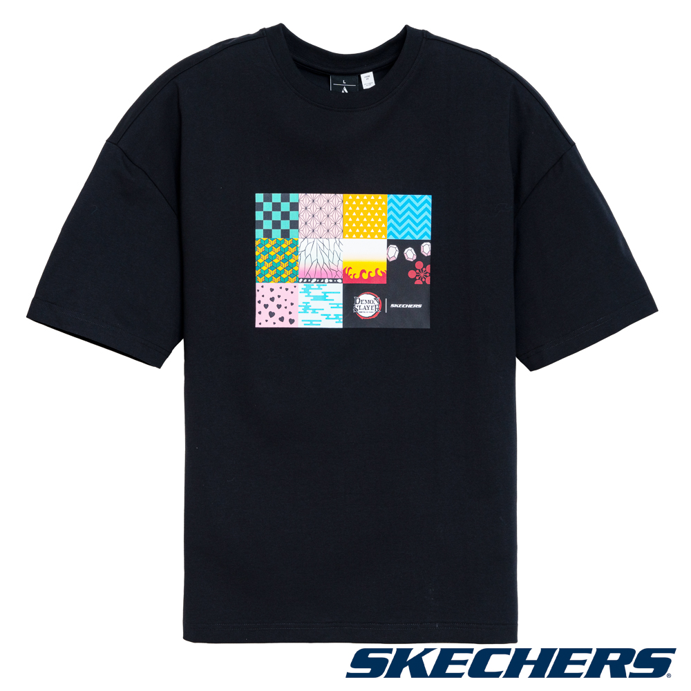 SKECHERS 斯凱奇 鬼滅之刃聯名_鬼殺隊印花款 - SL325U527-0018
