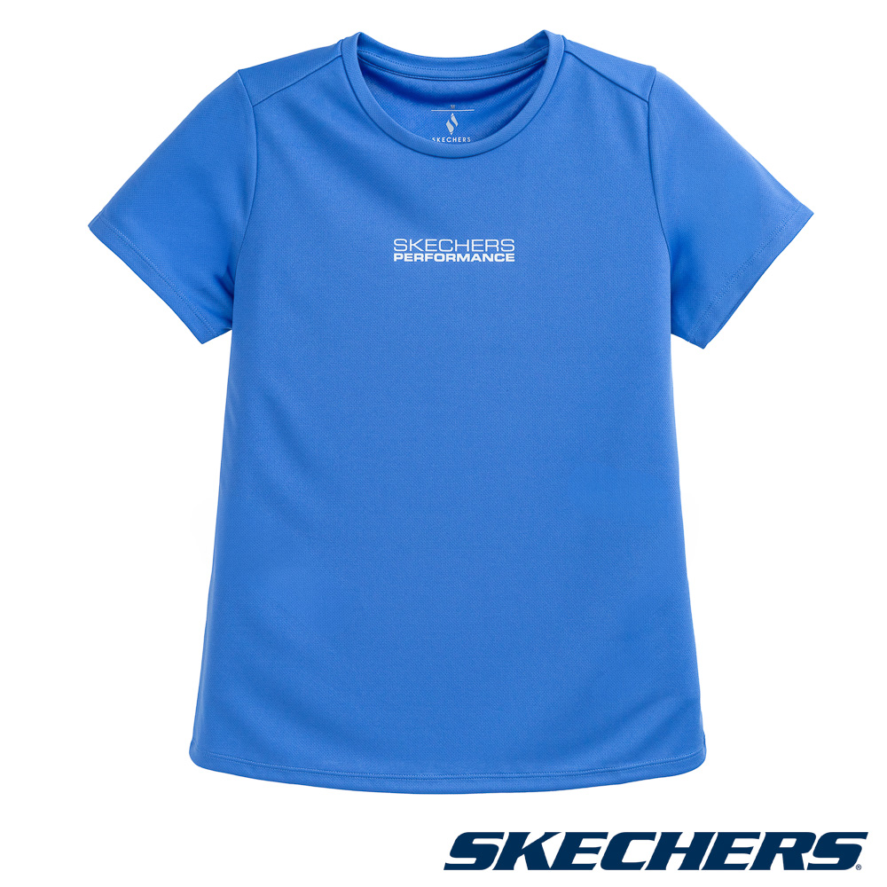 SKECHERS 斯凱奇 女短袖衣 - SP326W365-01ET