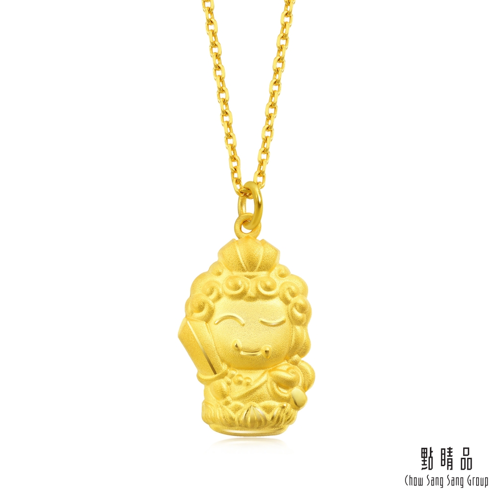Chow Sang Sang Group 點睛品 本命佛 不動尊菩薩_生肖雞 黃金吊墜_計價黃金