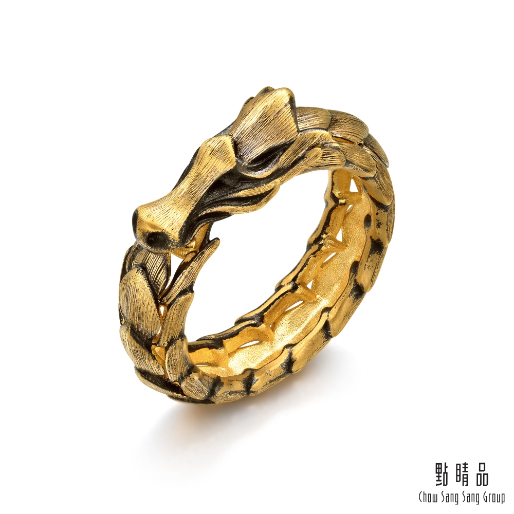 Chow Sang Sang Group 點睛品 霸氣神龍 黃金戒指_計價黃金(港圍19號)