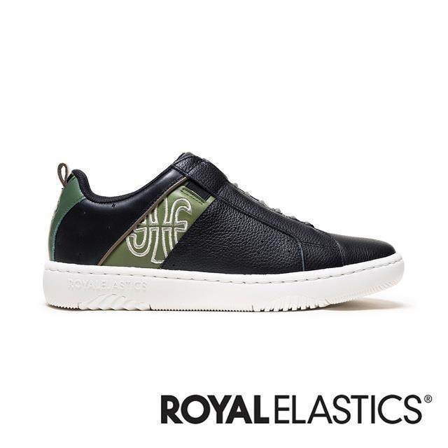 Royal Elastics ICON2.0 黑綠真皮潮流運動休閒鞋 (男) 06551-994