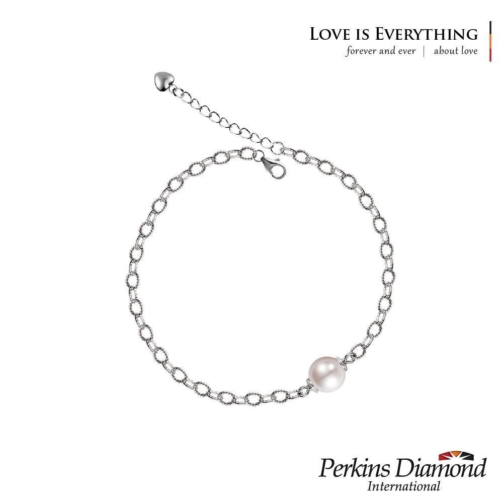 PERKINS 伯金仕 My Love系列 925純銀珍珠手鍊