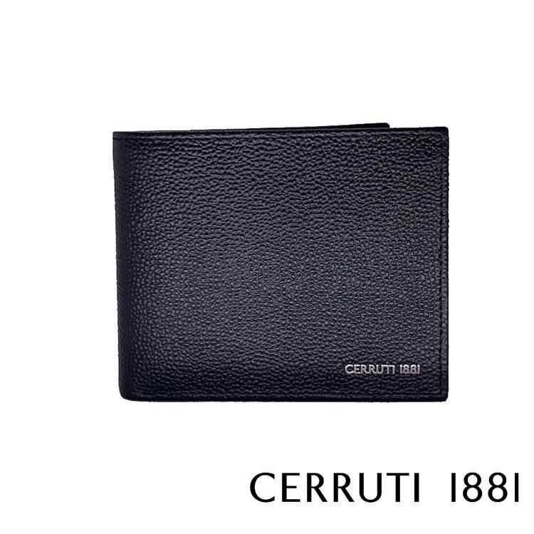 Cerruti 1881 限量2折 頂級義大利小牛皮8卡短夾 全新專櫃展示品(5399M)