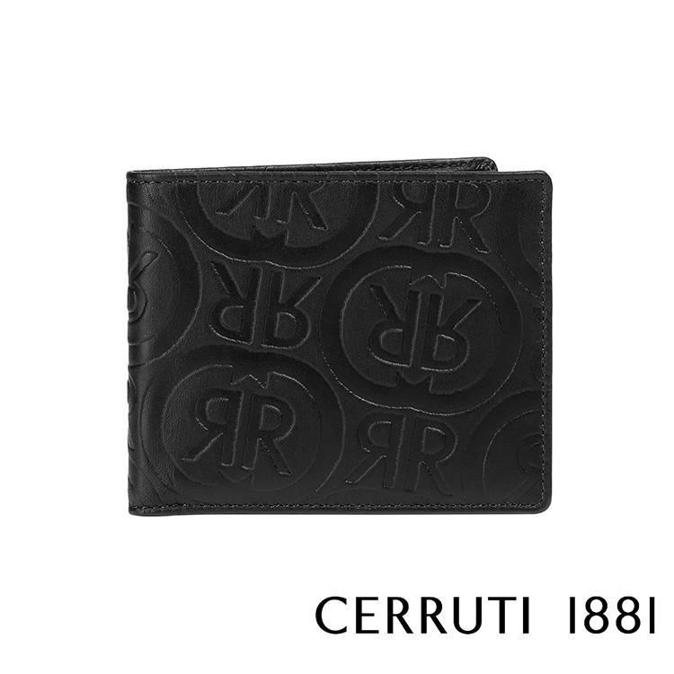 Cerruti 1881 限量2折 頂級義大利小牛皮12卡短夾 全新專櫃展示品(5413M)