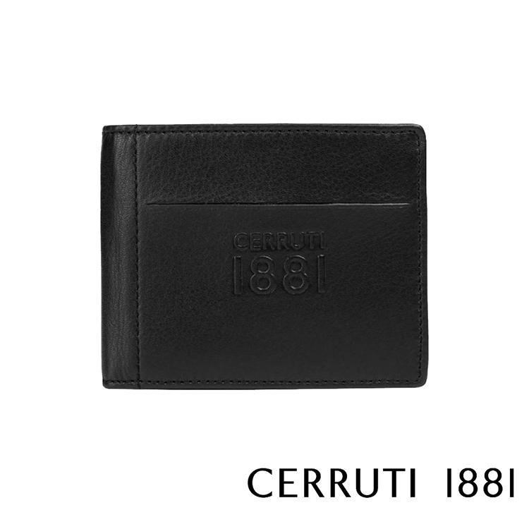 Cerruti 1881 限量2折 頂級義大利小牛皮12卡短夾 全新專櫃展示品(5717M)
