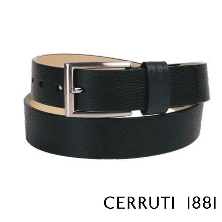 Cerruti 1881 限量3折 頂級義大利小牛皮皮帶 全新專櫃展示品(CECU06070M)
