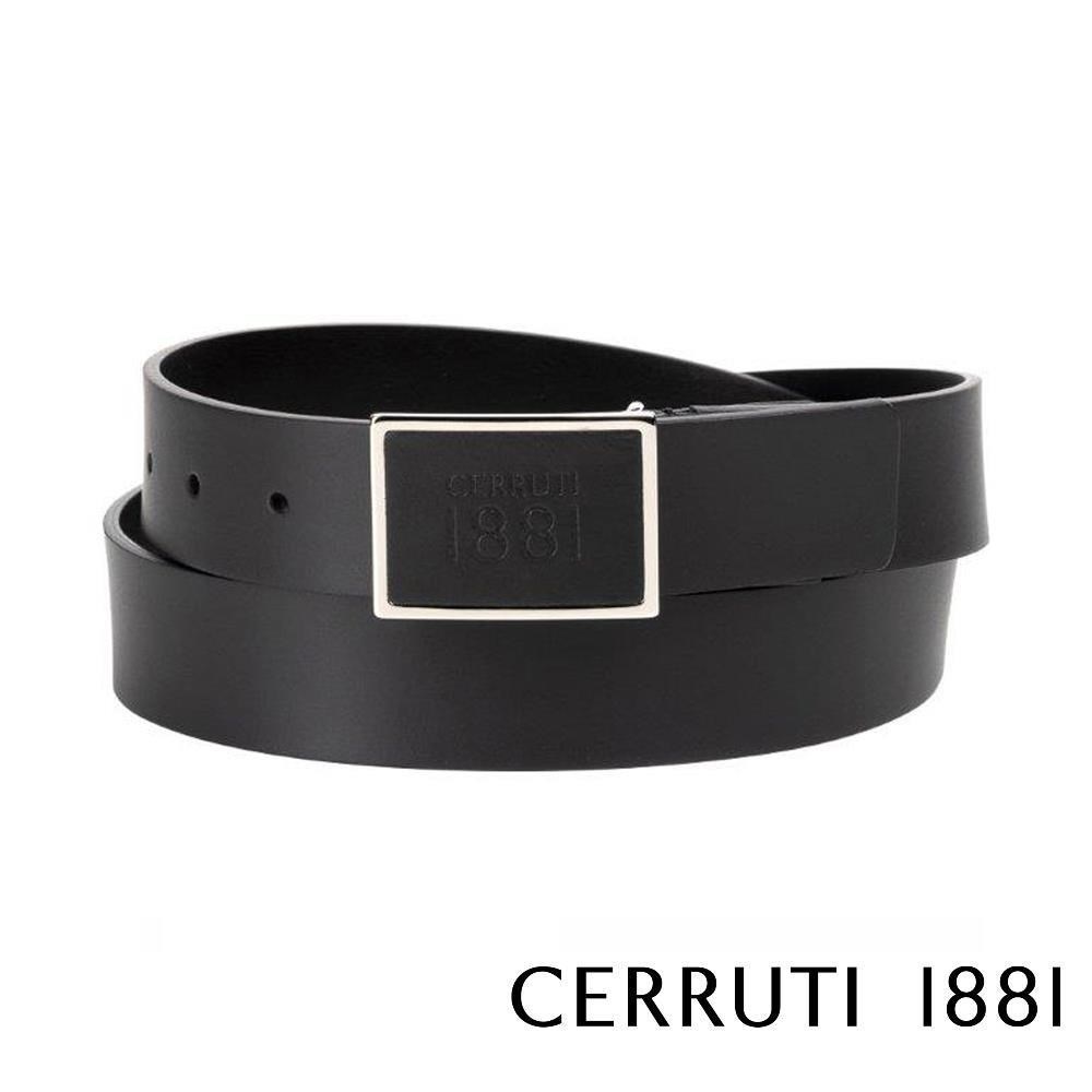 Cerruti 1881 限量3折 頂級義大利小牛皮皮帶 全新專櫃展示品(CECU05859R)