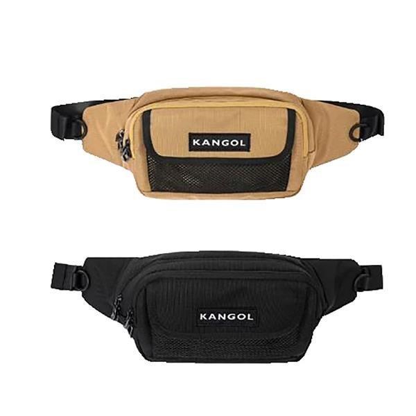 KANGOL 【南紡購物中心】 ~~ 腰包小容量二層主袋+外袋共四層進口防水