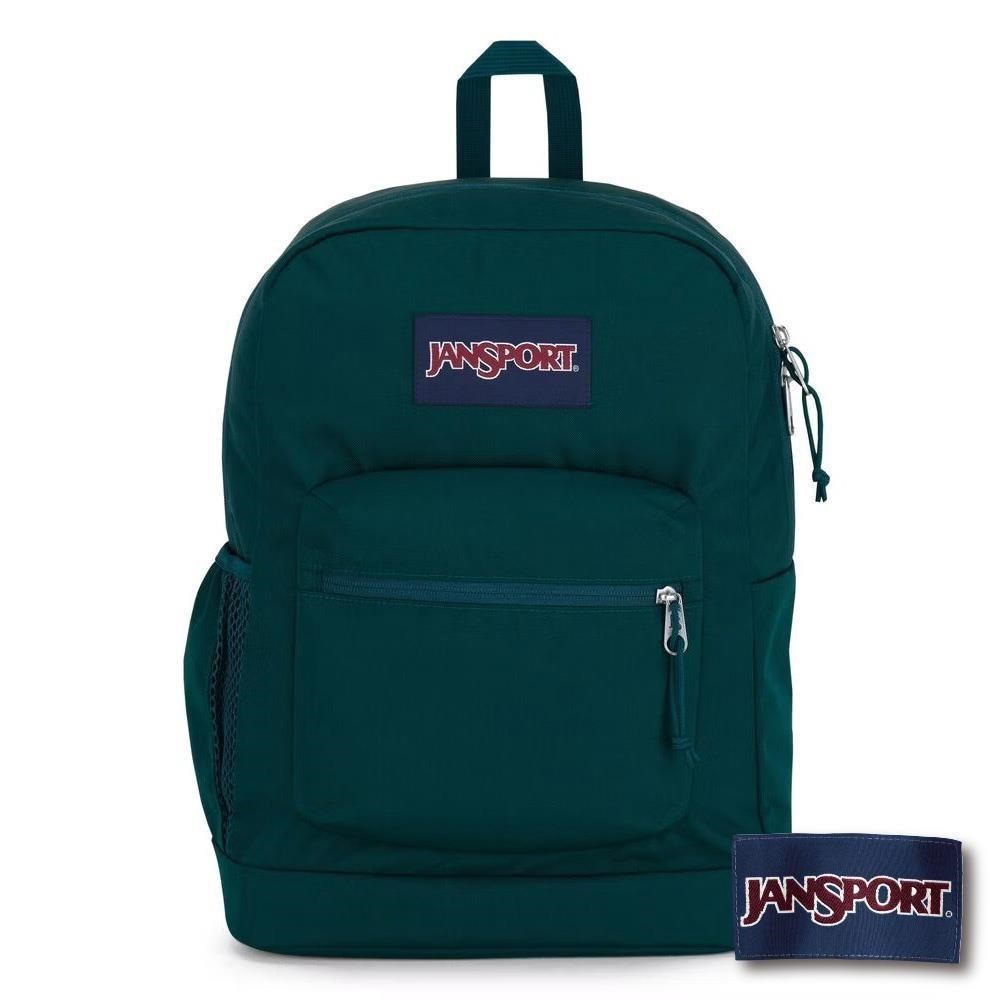 JanSport CROSS TOWN PLUS 校園系列後背包 -杜松綠
