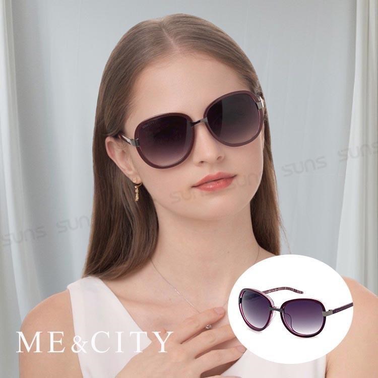 SUNS ME&CITY 摩登時代大圓框太陽眼鏡 義大利設計款 抗UV40 (ME 120027 E545)