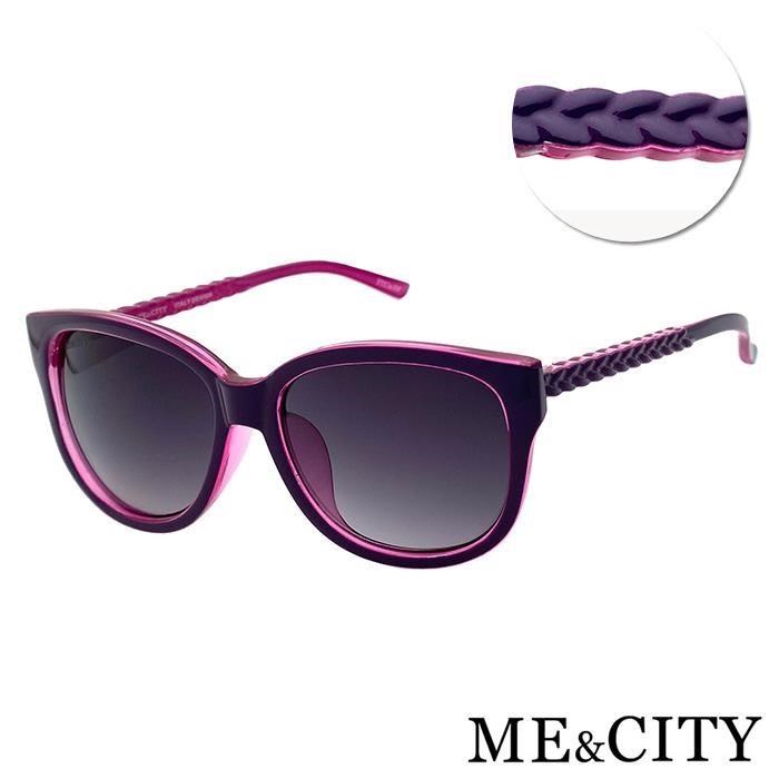 SUNS ME&CITY 歐美簡約麻花紋路 時尚太陽眼鏡 抗UV(ME 120002 H231)