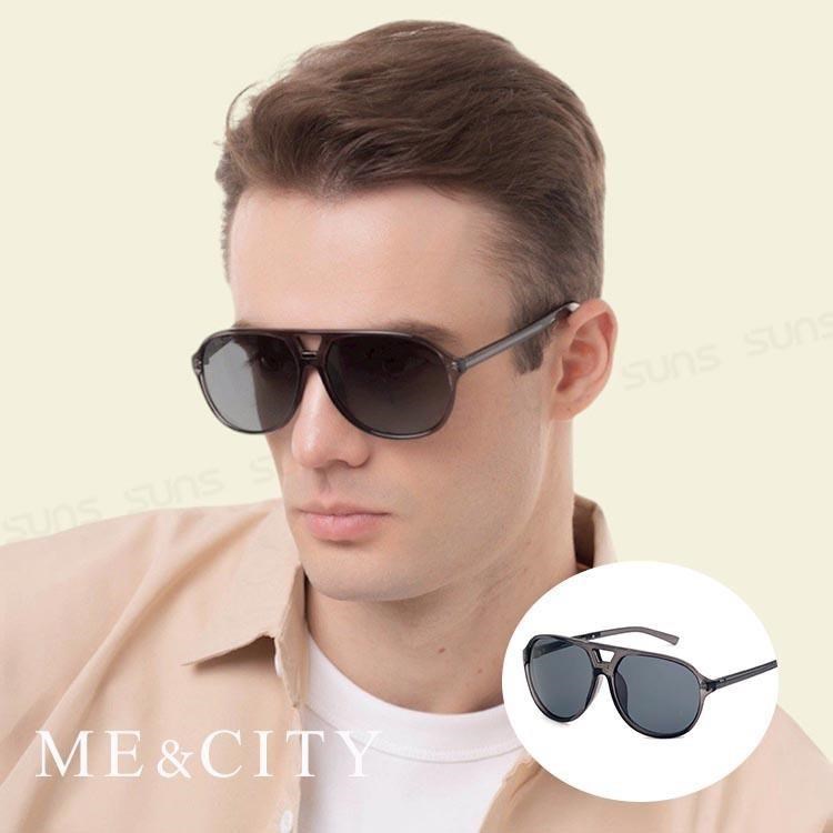 SUNS ME&CITY 時尚飛行員太陽眼鏡 抗UV(ME 110002 C101)
