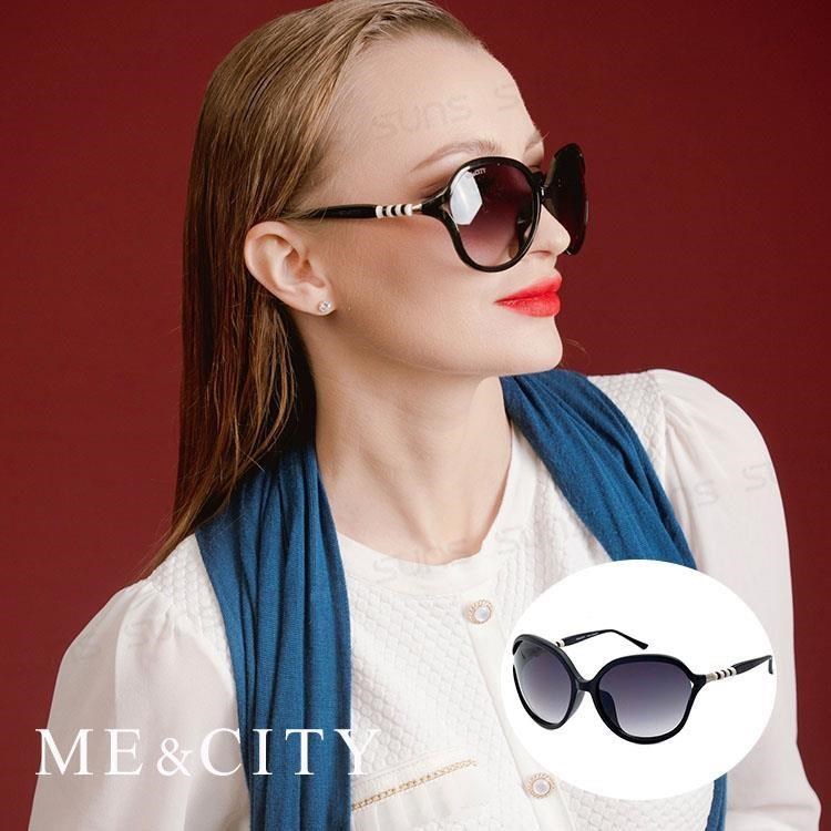 SUNS ME&CITY 歐美祕戀閃耀黑太陽眼鏡 義大利設計款 抗UV(ME120015 L000)