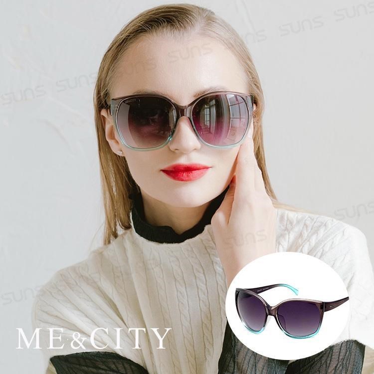 SUNS ME&CITY 歐美摩登時尚大框太陽眼鏡 抗UV(ME120023 F102)
