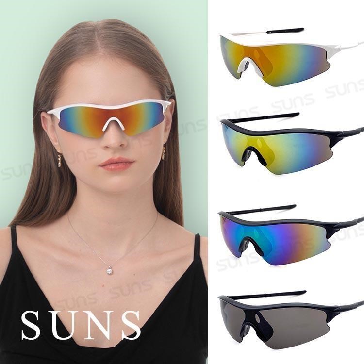 SUNS MIT絢彩水銀防風/騎行/戶外休閒偏光運動眼鏡/墨鏡 抗UV(826)