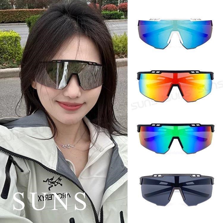 SUNS 大框運動墨鏡 騎行眼鏡 戶外運動眼鏡 防滑設計/抗UV(10561)