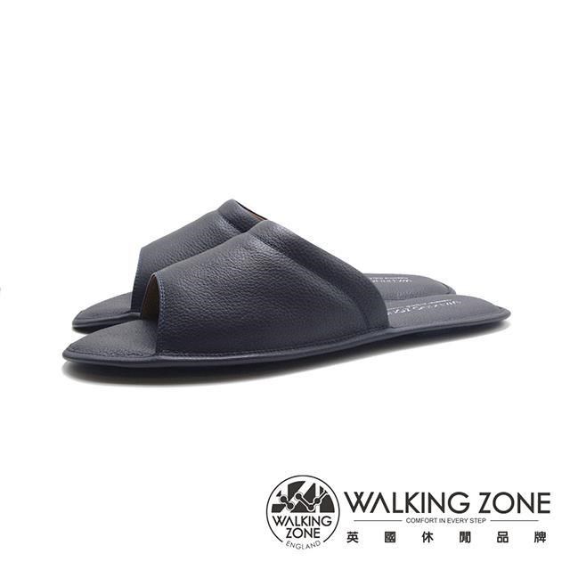 WALKING ZONE (男)home系列柔軟紓壓室內拖鞋 男鞋-藍色(另有綠色)
